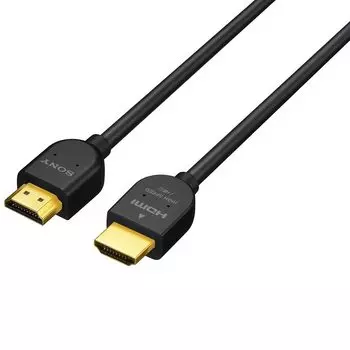 [ТВ-монитор и чистая проводка] Кабель Sony HDMI DLC-HJ10: 1,0 м стандартный черный DLC-HJ10 B чёрный