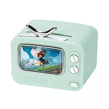 Tv-Shaped Automatic Pop-Up Toothpick Dispenser Retro Toothpick Holder Portable Plastic Toothpick Container Tabletop Decor