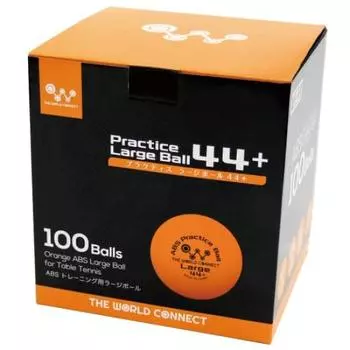 TWC World Table Tennis TWC Practice Large Ball 100 Balls (The Connect) 44+