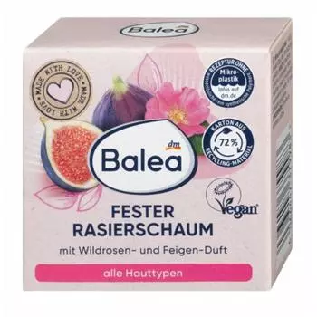 Твердая пена для бритья Balea роза 60г, 1 шт.