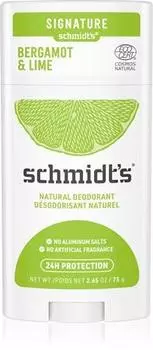 Твердый дезодорант Schmidt s Бергамот + Лайм TU прозрачный