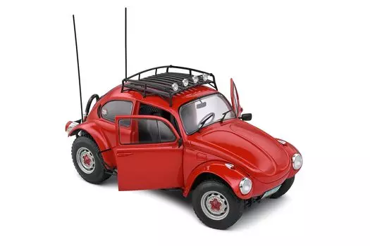 Твердый Volkswagen Baja Bug Мини-автомобиль Baja Bug Beetle Buggy 1976 1/18 (красный) [Элемент]