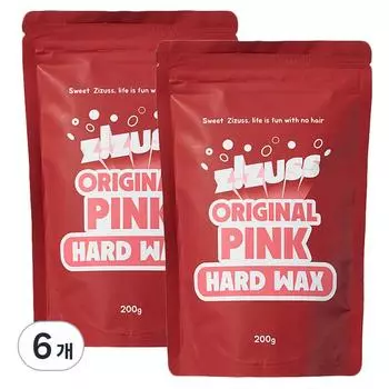 Твердый воск Jesus Original Pink для всех зон, 200 г, 6 шт.