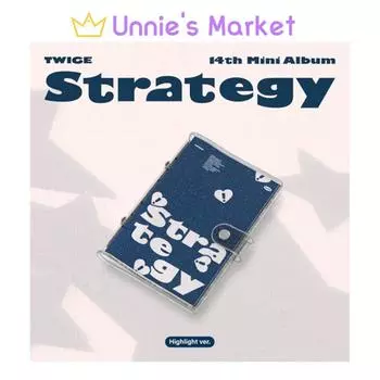 TWICE - STRATEGY 14-й мини-альбом (Выделите версию.) + Бесплатный подарок 1EA