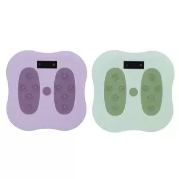 Twist Waist Board Anti Slip Бесшумный цифровой дисплей с контровым диском для скручивания талии для фитнеса Green