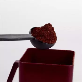 Two-in-one Coffee Bean Spoon Coffee Measuring Black Spoon 10g Standard Spoon High Quality Pressing Powder Spoon