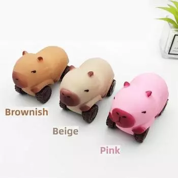 Творческий декомпрессионный самокат Капи Бара Pinch Fun Новинка Четырехколесный Деформация Медленный отскок Новые игрушки СДВГ Снятие стресса