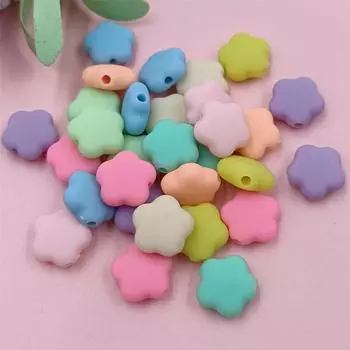 Творческий DIY ожерелье мода резина 30 шт 10 цветов свободные бусины цветы бусины изготовление ювелирных изделий 15*7 мм браслеты оранжевый