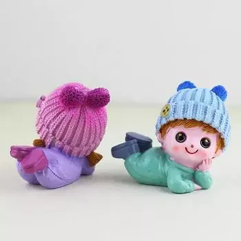 Творческий и свежий дом Игривые и милые куклы-эльфы Изделия из смолы Украшения для стола Украшения для автомобиля Аксессуары
