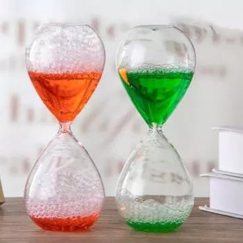 Творческий красочный Dream Bubble песочные часы ручной работы стеклянная бутылка дрейфа Жидкий таймер движения песочные часы песочные часы домашний декор подарки