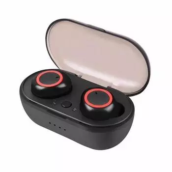 TWS Беспроводные Bluetooth-гарнитуры Bluetooth5.0 Наушники Басовые стерео музыкальные наушники Водонепроницаемые спортивные наушники Беруши с сенсорным управлением