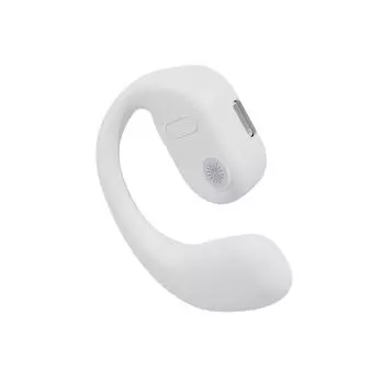TWS Беспроводные наушники Bluetooth 5.3 с зажимом для ушей Hi-Fi стереогарнитура Спортивные наушники Водонепроницаемые бизнес-наушники с одним крючком для Xiaomi Huawei белый