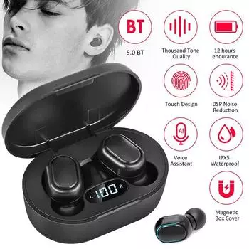 TWS Bluetooth наушники беспроводные наушники гарнитура для вождения спортивные беспроводные наушники с микрофоном