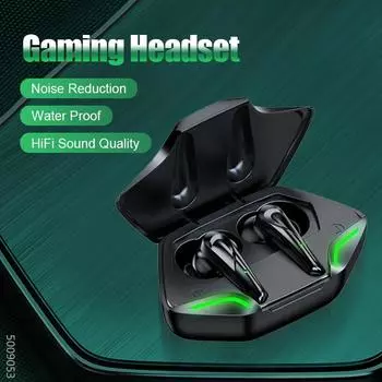 TWS игровые наушники Bluetooth наушники с низкой задержкой профессиональные геймерские Bluetooth наушники с микрофоном 9D стерео HiFi гарнитура