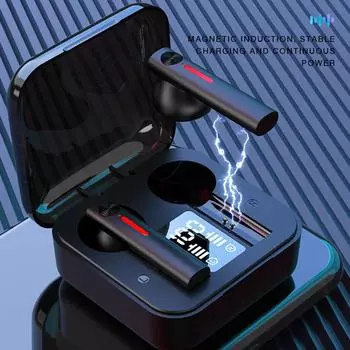 TWS наушники Bluetooth беспроводная гарнитура водонепроницаемые наушники с глубоким басом настоящие беспроводные стереонаушники с микрофоном спортивные наушники China