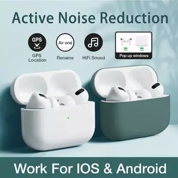 TWS Pro 3 Беспроводные наушники Bluetooth-гарнитура Smart Touch Наушники с зарядным чехлом для IPhone12 Xiaomi Android