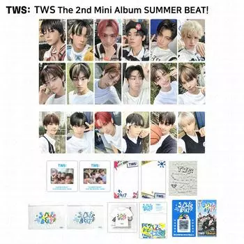 TWS Второй мини-альбом SUMMER BEAT Официальная фотокарточка Шинью Дохун Джихун KPOP