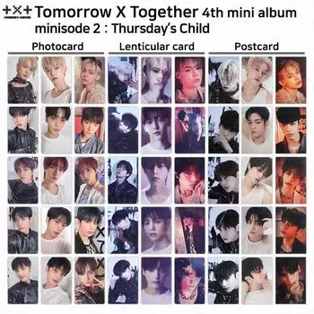 TXT 4-й мини-альбом Minisode 2 Официальная фотооткрытка «Четверг» Открытка KPOP Taehyun - Postcard #M