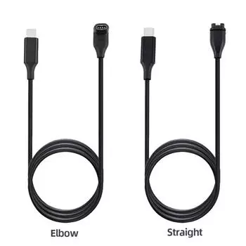 Type C Charger Cord Replacement 1m Charging Wire for Garmin Fenix 7/7S/7X/6 QDE Elbow