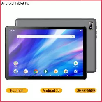 U320 Android планшет 10.1 дюйма 8 ГБ + 256 ГБ Octa Core 3G 4G Lte Sim карта Android 12 планшетный ПК 8000 мАч аккумулятор 12 Вт быстрая зарядка Standard Tab серый