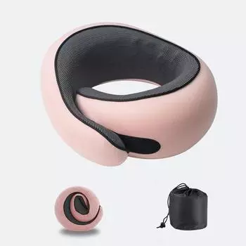 U Shaped Memory Foam Neck Pillows Soft Portable Travel Pillow Massage Neck Pillow for Airplane Office Nap Car Home Use