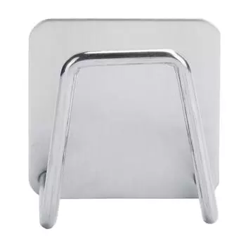 U Shaped Stainless Steel Sponge Holder Sink Draining Rack Shelf Kitchen OrganizerSilver серебряный