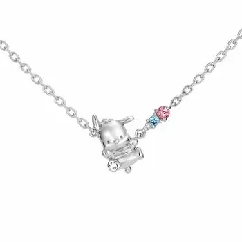 [U-Treasure] Ожерелье Sanrio Pochacco Goods Ожерелье POCHACCO Серебряный женский подарок NSaPC-101-SV950