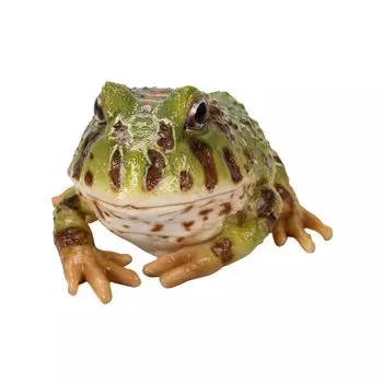 Ubia Lying Horned Frog Green 10 x x 6 cm Doll Figure Ornament Animal Garden Decoration Frog H20152 9.5
