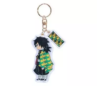 Убийца демонов: Брелок Kimetsu no Yaiba Reflect Giyuu Jump Shop Limited