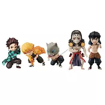 Убийца демонов: Kimetsu no Yaiba World Collectible Figure vol.3 Набор из 5 типов, полный комплект