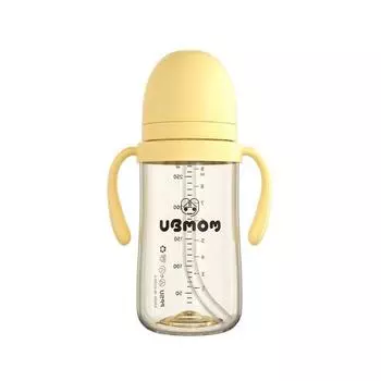 UBMom Signature Соломенная чашка 280мл, 1 шт., банан