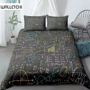 Учебник Уроки математики Комплект пододеяльников King Queen Double Full Twin Single Size Комплект постельного белья Navy EU single(135x200cm)