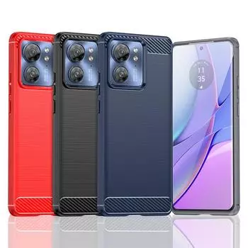 Ударопрочный защитный чехол для телефона Motorola Edge 40 30 Neo Edge 30 Fusion X 2022 Мягкие чехлы Чехлы Текстурированный деловой чехол с полной защитой Edge 2022 красный