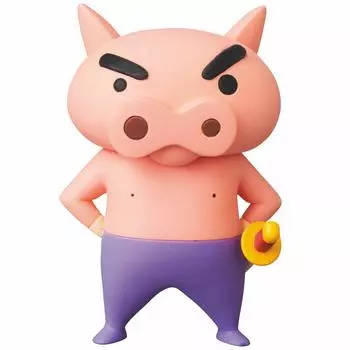 UDF Ultra Detail Figure Crayon Buri Buri Zaemon Высота 76 мм Окрашенная полная фигурка № 470 Шин-чан прибл.