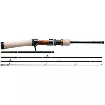 Удилище Major Craft Trout с тонким хвостом, модель, типы многокомпонентных (2 совета)/Приманка 3 8 (1.16м) FTX-B38/425UL чёрный