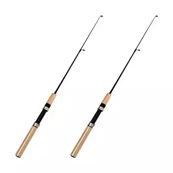 Удилище TVETE Hole Fishing 75 см, компактное, короткое, около 32 см, для ловли креветок зимой на льду [набор 2] Удилище, Удилище, Удилище, Раздвижное, хранится,