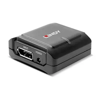 Удлинитель DisplayPort LINDY 12 м 1.4 (Номер модели 38415) чёрный