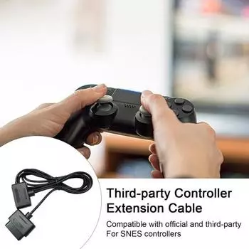 Удлинитель игровой консоли Yousheng, не спутывающийся, Plug-Play, удлинительный кабель с корпусом из ПВХ, аксессуары для консоли развлекательной системы для SNES