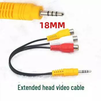 Удлинительный кабель AV 3,5 мм для ЖК-телевизоров и DVD-плееров Extended head video cable
