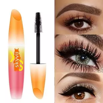 Удлиняющая тушь для ресниц Extreme Curling Formula Водостойкая несмываемая тушь Intense Black 1pc
