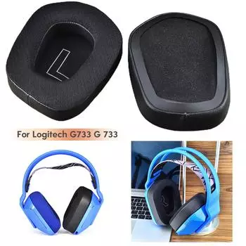 Удобные губчатые амбушюры для наушников Logitech G733, охлаждающие гелевые амбушюры, идеальная посадка, чистый звук, простая установка