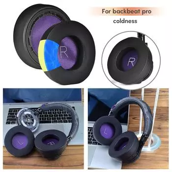 Удобные губчатые амбушюры для наушников Plantronics Backbeat Pro. Идеальная посадка, чистый звук, простая установка.
