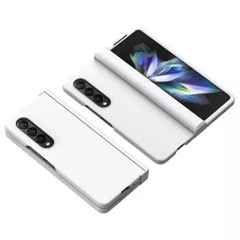 Удобный чехол с защитой от отпечатков пальцев для Samsung Galaxy Z Fold4 5g Fold 4 Fold3 Fold 3 Zfold4 аксессуары для сотовых телефонов Funda for Samsung Z Fold 4 жёлтый