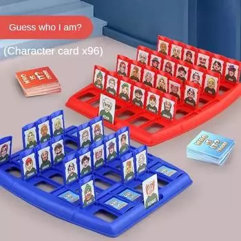 Угадай, кто я настольная игра взаимодействие родителей и детей игрушка логическое мышление детская головоломка угадай меня ты мой персонаж шахматная доска