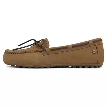 UGG Alana Ts Alana Двойная стелька Ленивые плоские повседневные туфли Женские балетки Каштаново-коричневый 1107965TS-CHE 36