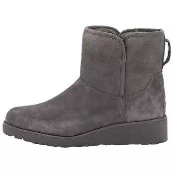 UGG Australia Kristin Suede Warm Comfortable Casual Short Snow Boots Women boots Gray 1012497-GREY 35