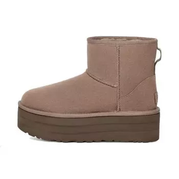 UGG Classic Mini Platform Boots Smoke Plume Женские кроссовки Серые 1134991-SKP 36