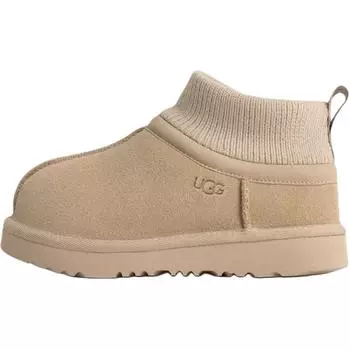 UGG Classic Ultra Mini Comfortable Soft Non-Slip Wear-Resistant High-Top Walker Shoes Baby Shoes Brown 1157702T-MDSD 26