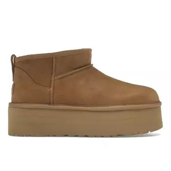 UGG Classic Ultra Mini Platform Boot Chestnut Women Sneakers Brown 1135092-CHE 40