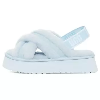 UGG Disco двухслойные воловьи кожаные удобные простые модные сандалии женские сандалии Klick-Blue 1121550-CRK